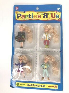 Parties “R” Us Doll Party Pack Vintage 1996 Factory Sealed